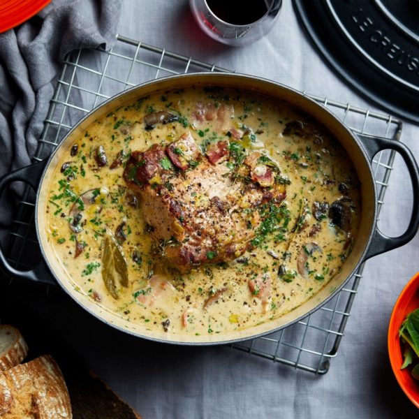 LE CREUSET * OVALE BRAAD- STOOFPAN