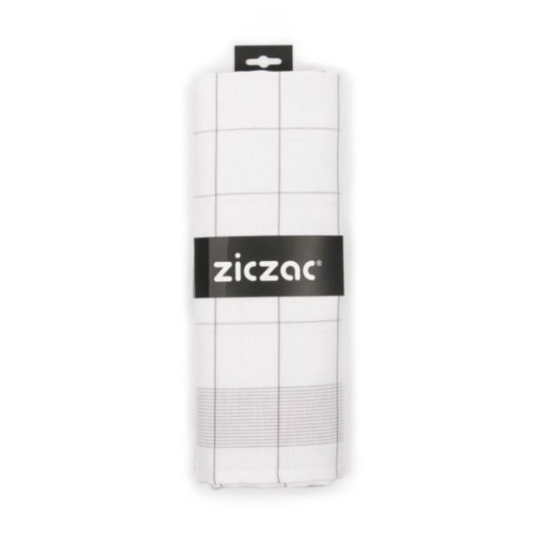 Ziczac Keukenhanddoek prof. 55x75 cm set2 taupe