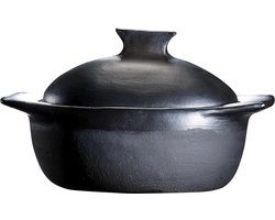 De La Terra - Kookpan ovaal m.deksel dia.22x17,5cm (2L)