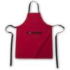 zic zac Schort Prof. 4 zakken, 80x105 cm rood
