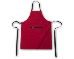 zic zac Schort Prof. 4 zakken, 80x105 cm rood
