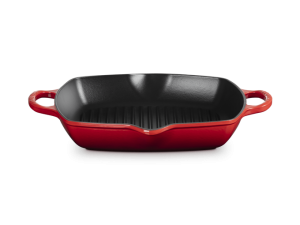 Le Creuset Gietijzeren Hoge Grillpan 30x30cm - Cerise Kersenrood Le Creuset Gietijzeren Hoge Grillpan 30x30cm - Cerise Kersenrood