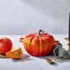 Le Creuset Stoofpan "Pompoen" in Geëmailleerd Gietijzer