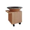 OFYR - Classic 100 PRO - Corten - Barbecue - Plancha Bakken - 100x100x101 cm