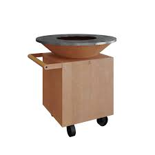 OFYR - Classic 100 PRO - Corten - Barbecue - Plancha Bakken - 100x100x101 cm