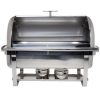 Cosy & Trendy CT PROF CHAFING DISH GN1-1 INOX ROLL TOP STAPELBAAR - 35X59X42