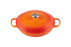 LE CREUSET - CAMPAGNARD in Geëmailleerd Gietijzer Oranje 30cm LE CREUSET - CAMPAGNARD in Geëmailleerd Gietijzer Oranje 30cm