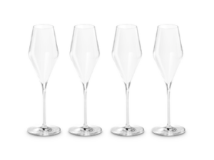 LE CREUSET - CHAMPAGNE GLAZEN WA Glas/Transp. Set4 RB 49 LE CREUSET - CHAMPAGNE GLAZEN WA Glas/Transp. Set4 RB 49