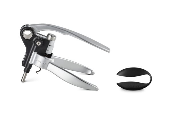 LE CREUSET - Kurkentrekker LM-250 met Capsulesnijder in Metaal LE CREUSET - Kurkentrekker LM-250 met Capsulesnijder in Metaal