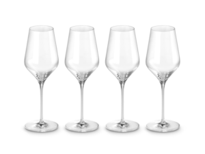 LE CREUSET - WITTE WIJNGLAZEN WA Glas/Transp. Set4 LE CREUSET - WITTE WIJNGLAZEN WA Glas/Transp. Set4