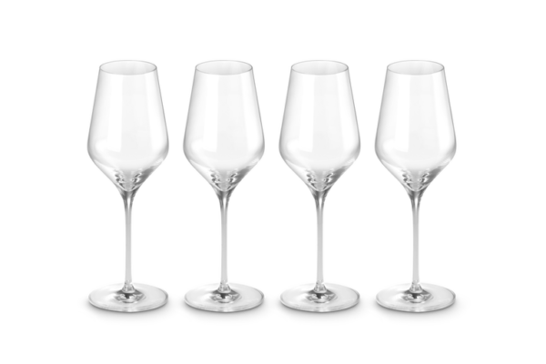 LE CREUSET - WITTE WIJNGLAZEN WA Glas/Transp. Set4