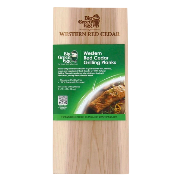 BIG GREEN EGG - Western Red Cedar - Rookplankje