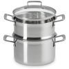 LE CREUSET - 2-delige Stomer Set met Glazen Deksel