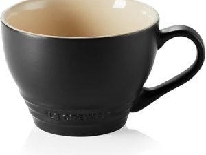 LE CREUSET - Theemok Large in Aardewerk mat zwart LE CREUSET - Theemok Large in Aardewerk mat zwart
