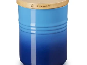 LE CREUSET - Voorraadpot Azure Ø 10 cm Hoog- azure LE CREUSET - Voorraadpot Azure Ø 10 cm Hoog- azure