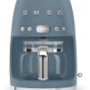 Smeg koffiezet storm blue mat DCF02SBMEU
