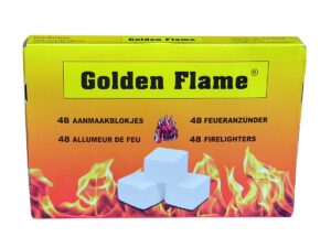 Golden Flame 48 aanmaakblokjes Golden Flame 48 aanmaakblokjes