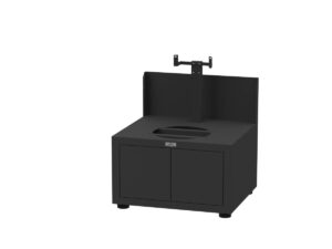 Outdoor KITCHEN MEUBEL EGG CABINET KAMADO 80 X 70 CM ZWART