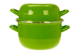 COSY & TRENDY - HORECA MOSSELPOT 1,2KG GROEN 2,8L 18CM