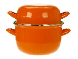 COSY & TRENDY - HORECA MOSSELPOT 1,2KG ORANJE 2,8L 18CM 1KG