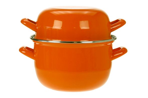 COSY & TRENDY - HORECA MOSSELPOT 1,2KG ORANJE 2,8L 18CM 1KG
