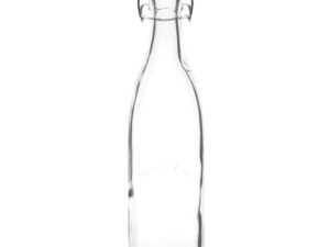 KILNER - VIERKANTE FLES MET PLASTIC BEUGELSLUITIN