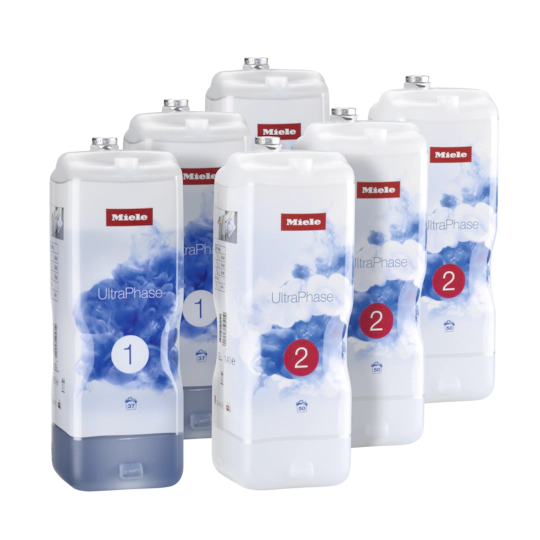 MIELE - UltraPhase 1 en 2 Halfjaarvoorraad Miele-wasmiddelen