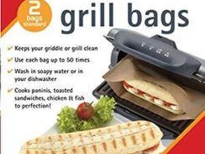 POINT VIRGULE - Set van 2 Herbruikbare Grill en Toast Bags uit Glasvezel 32x16.6cm