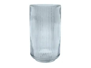 POINT VIRGULE - vaas uit glas blauw Ø 12.5cm H 22.7cm
