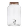 POINT VIRGULE - ronde drankdispenser met kurkdop 5.6L