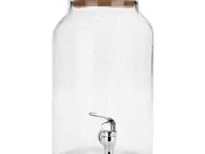 POINT VIRGULE - ronde drankdispenser met kurkdop 5.6L
