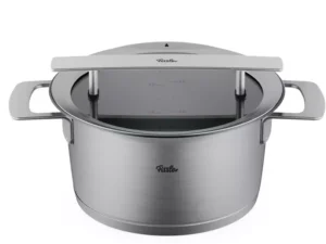 FISSLER - PHI COLLECTION KOOKPOT D24CM 3,9L GLAZEN DEKSEL